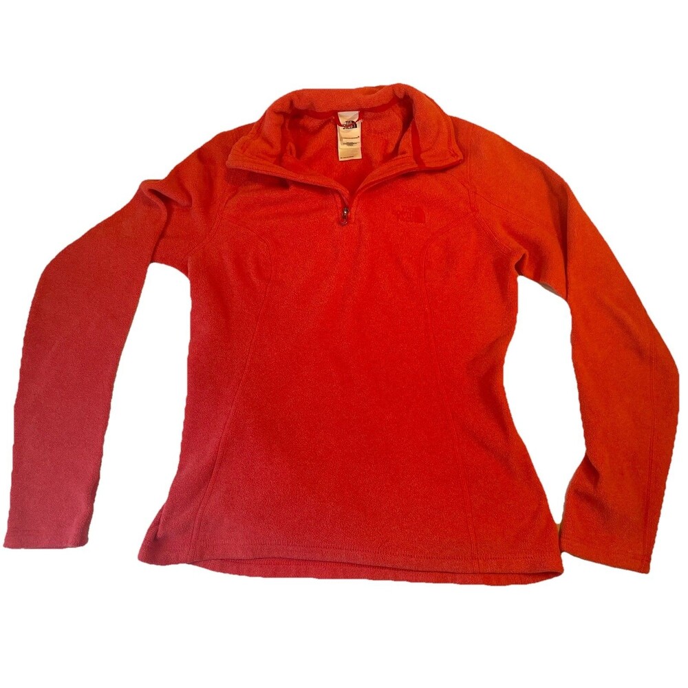 The North Face Quarter Zip Fleece Pullover Jacket Women's XS/TP Pink Outdoor